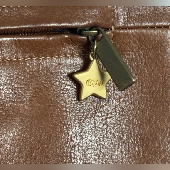 Wilson leather Brown Leather Tote Bag *long handles - Picture 6 of 13